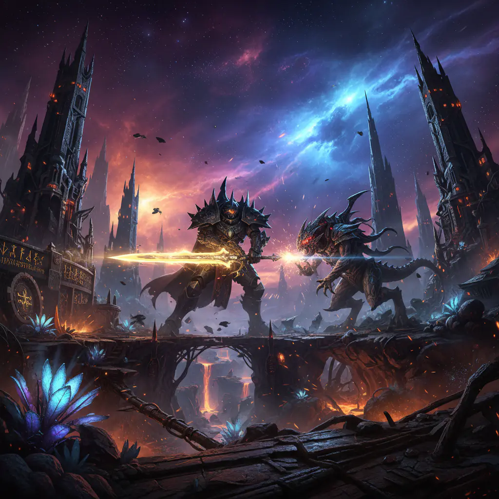 Escena épica de juego